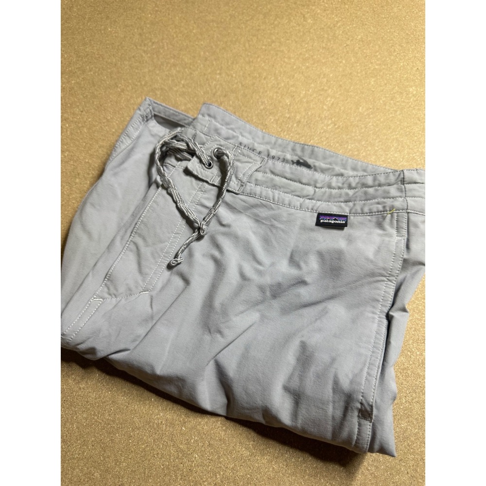 Patagonia Mens Grey Board Shorts Swim Trunks Size 32 Conquerors of the‎ Useless